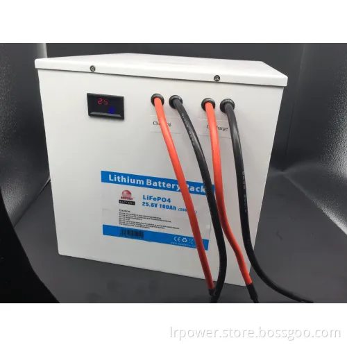 LiFePO4 Prismatic Battery - 25.6V, 100Ah